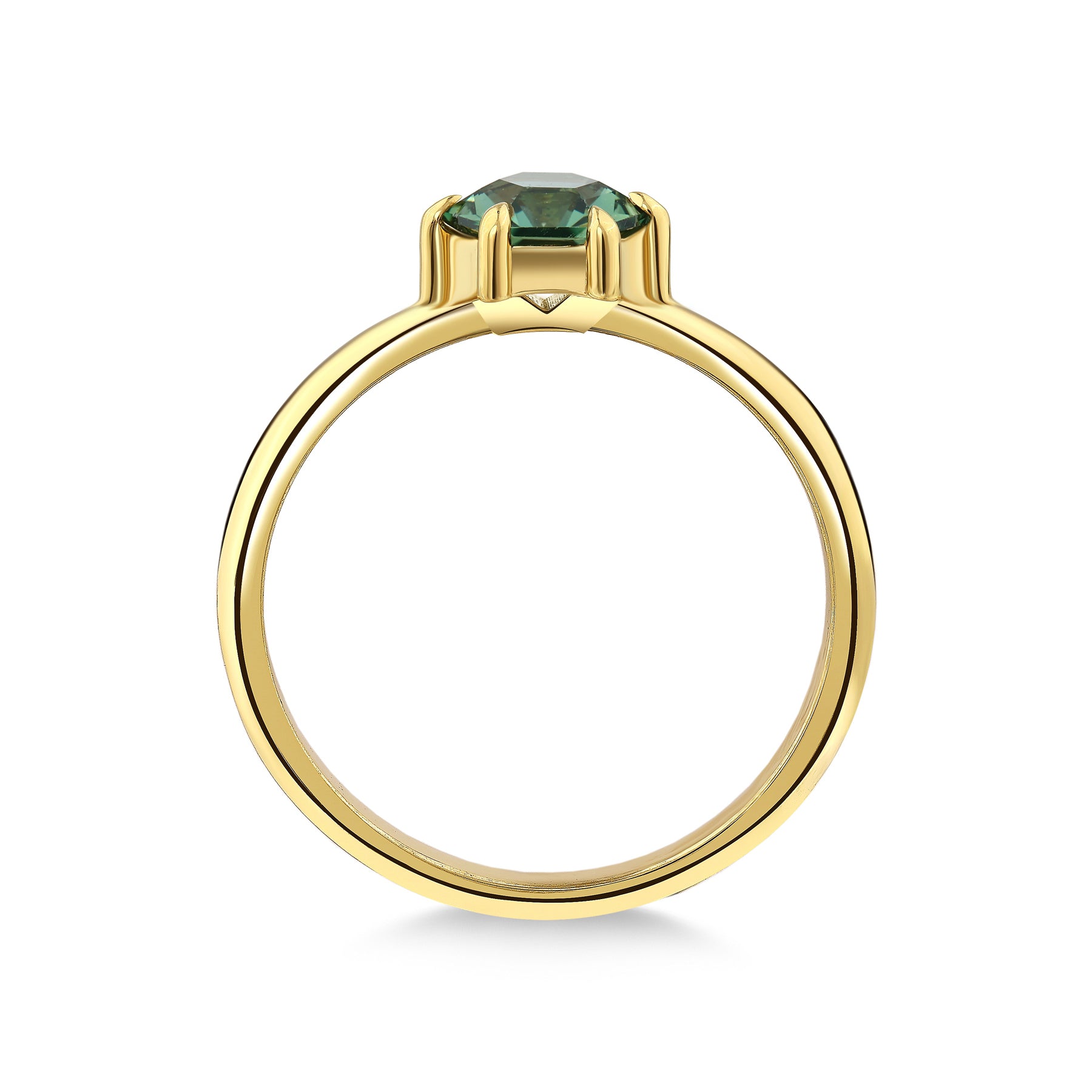 Fleming - Green Sapphire Engagement Ring