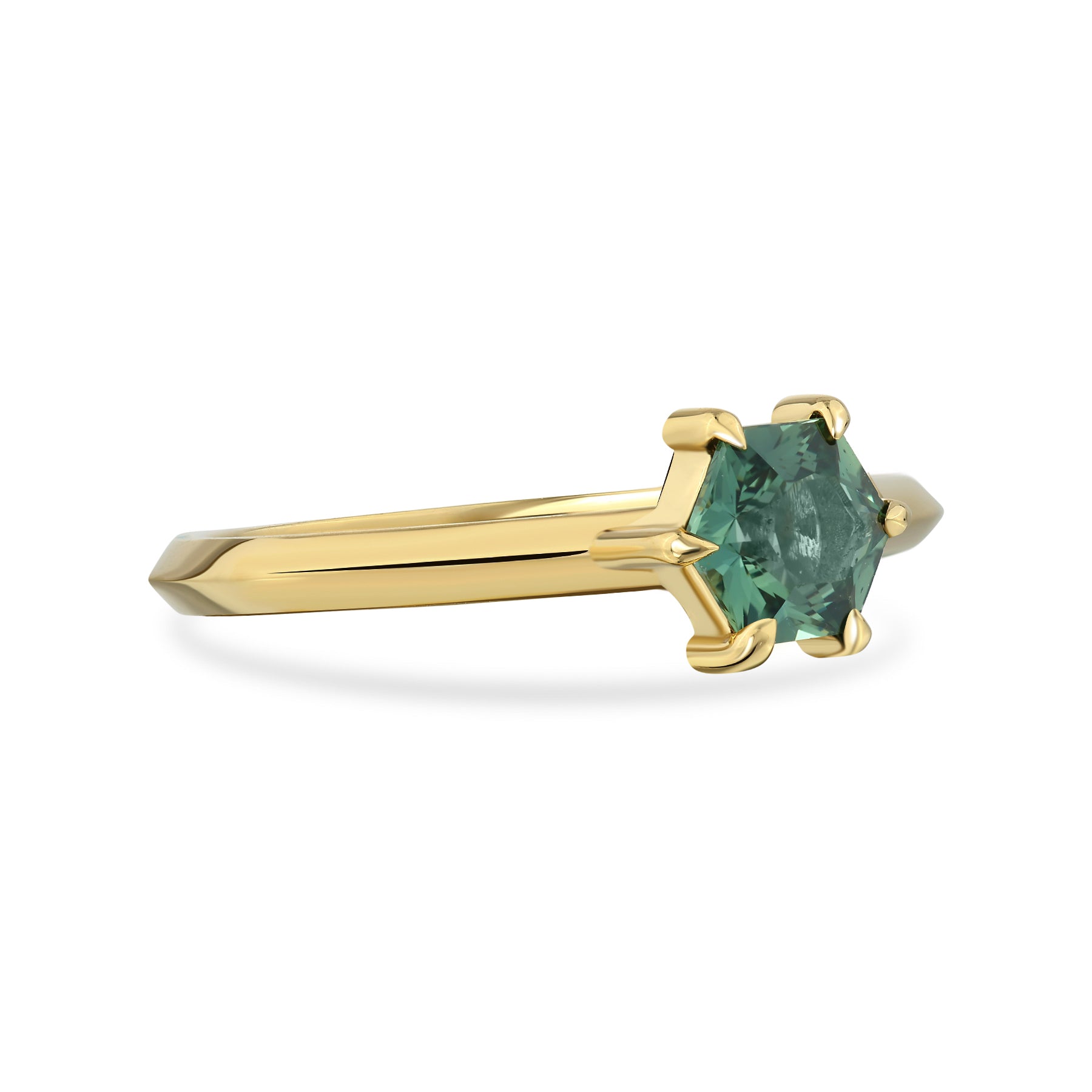 Fleming - Green Sapphire Engagement Ring