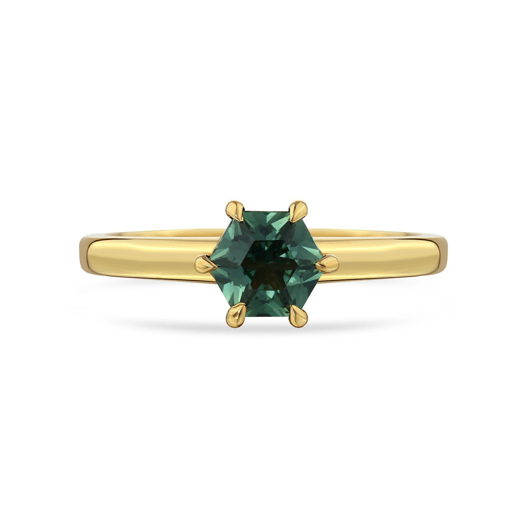 Fleming - Green Sapphire Engagement Ring