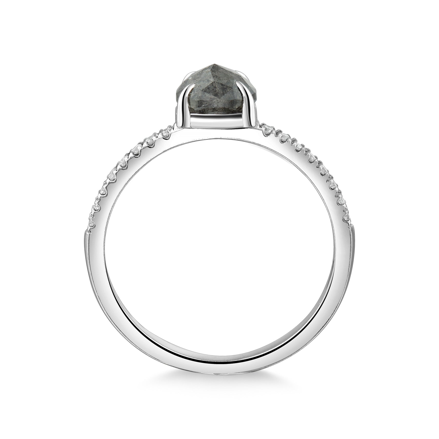 Ophelia - Pear Shaped Diamond Ring