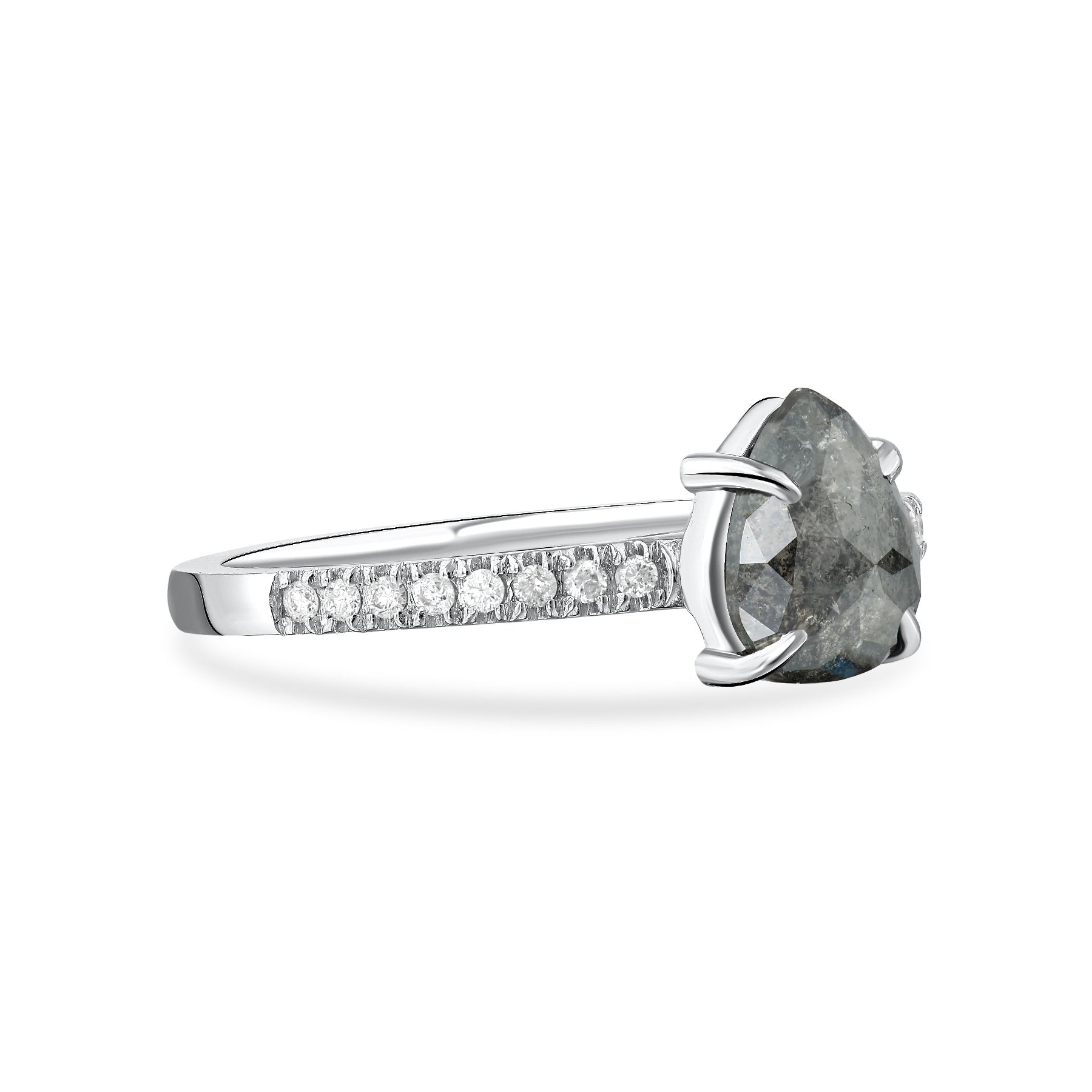 Ophelia - Pear Shaped Diamond Ring