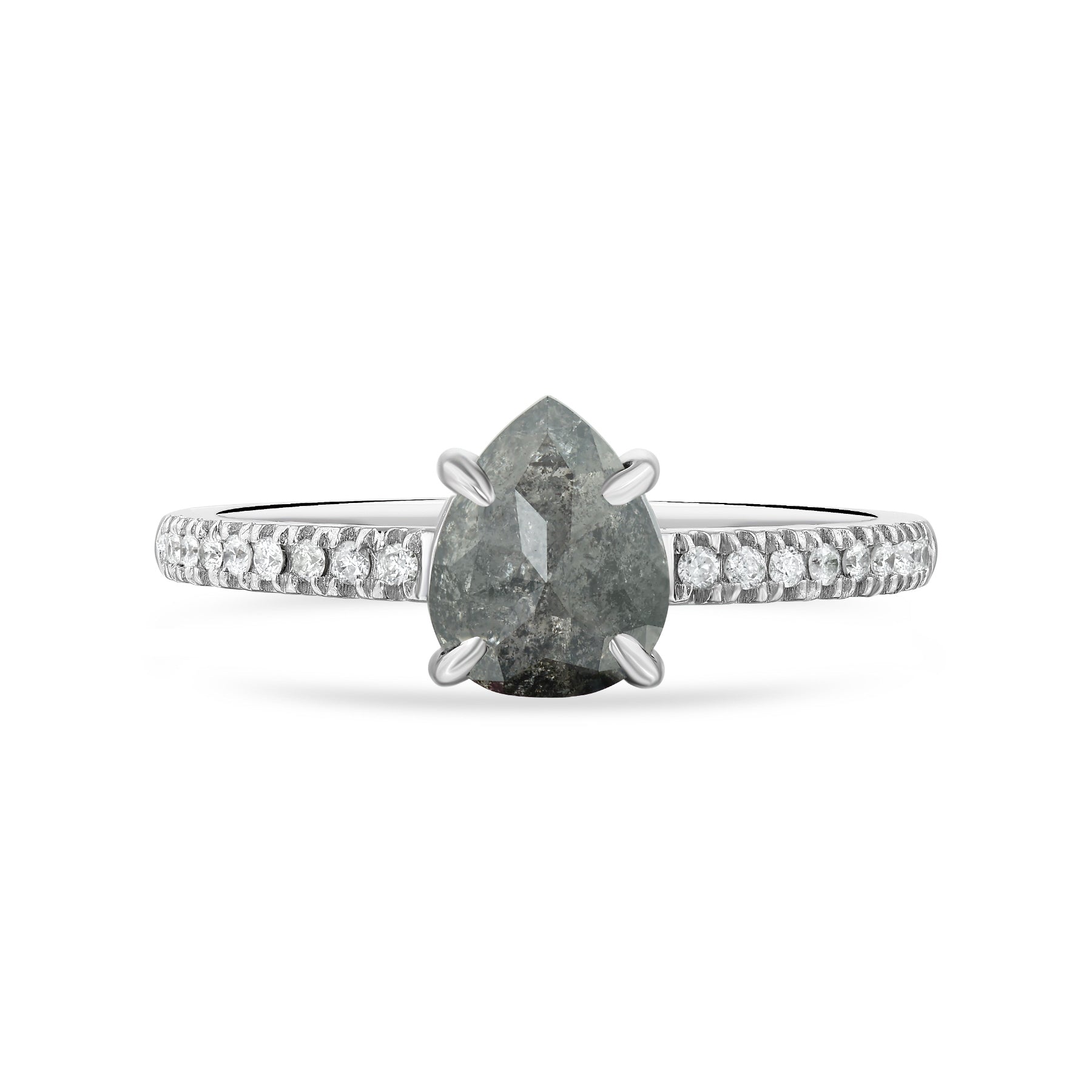 Ophelia - Pear Shaped Diamond Ring